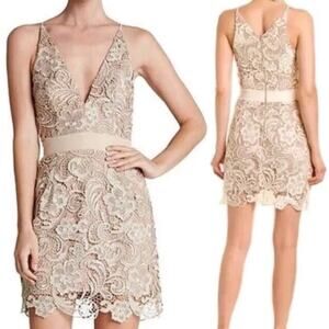 Dress the Population Lace‎ Mini Dress Ava